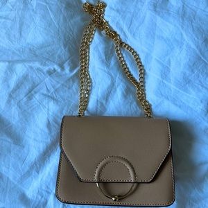 Tan Asos crossbody/should bag
